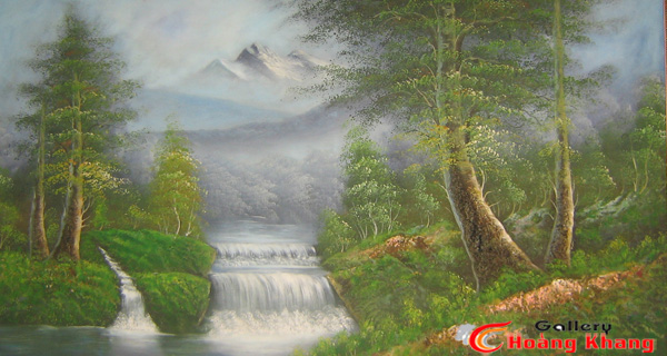 Tranh Núi - Nước - Phong Thuỷ